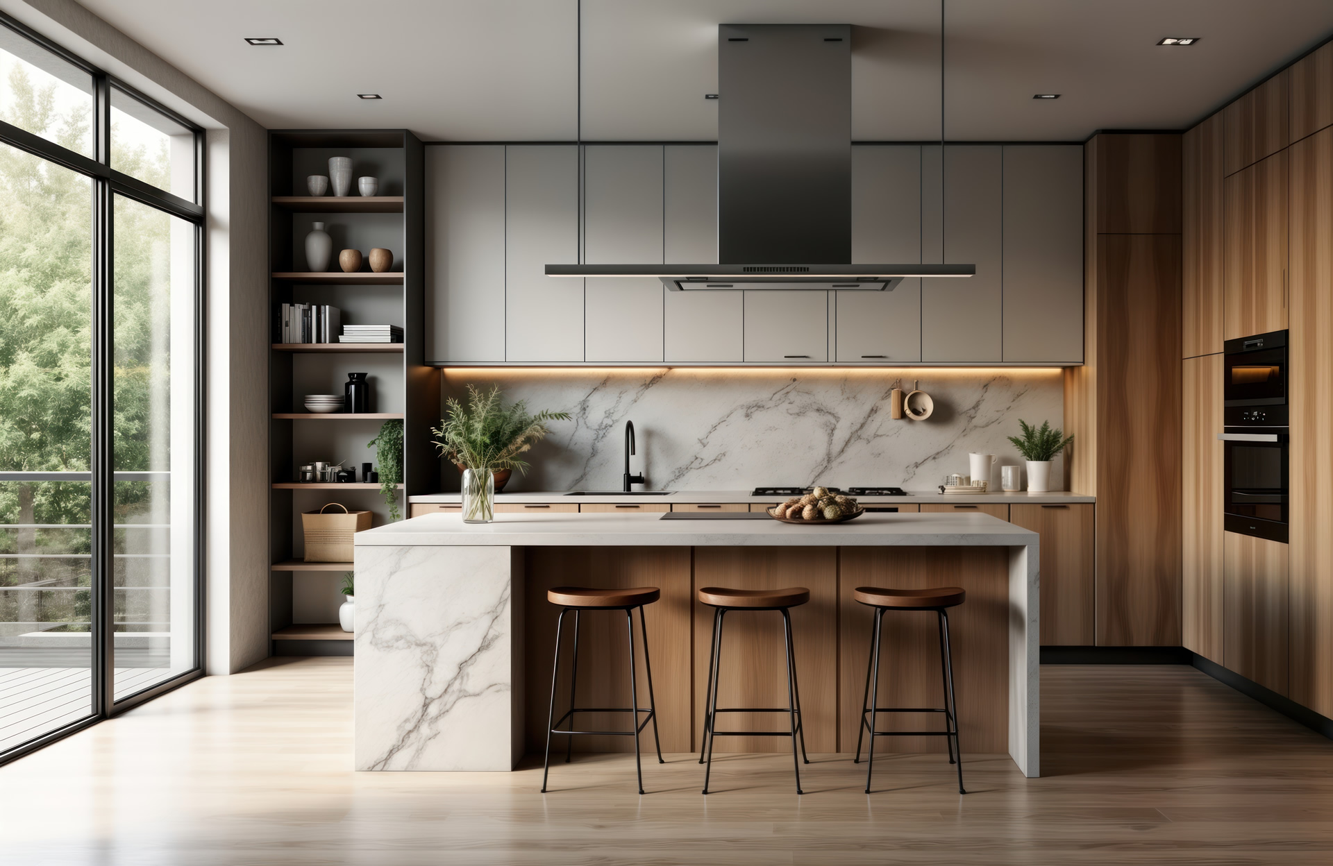 Kitchen island seating